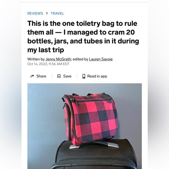 L.L. Bean Medium Toiletry Travel Bag - Picture 13 of 16